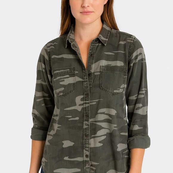 Express Boyfriend Button-Up Bundle 3 Long Sleeve Shirts - Size Small - Picture 3 of 10